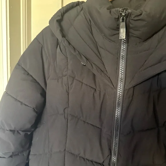 Calvin Klein Black Puffer Coat Women’s L - Picture 2 of 6